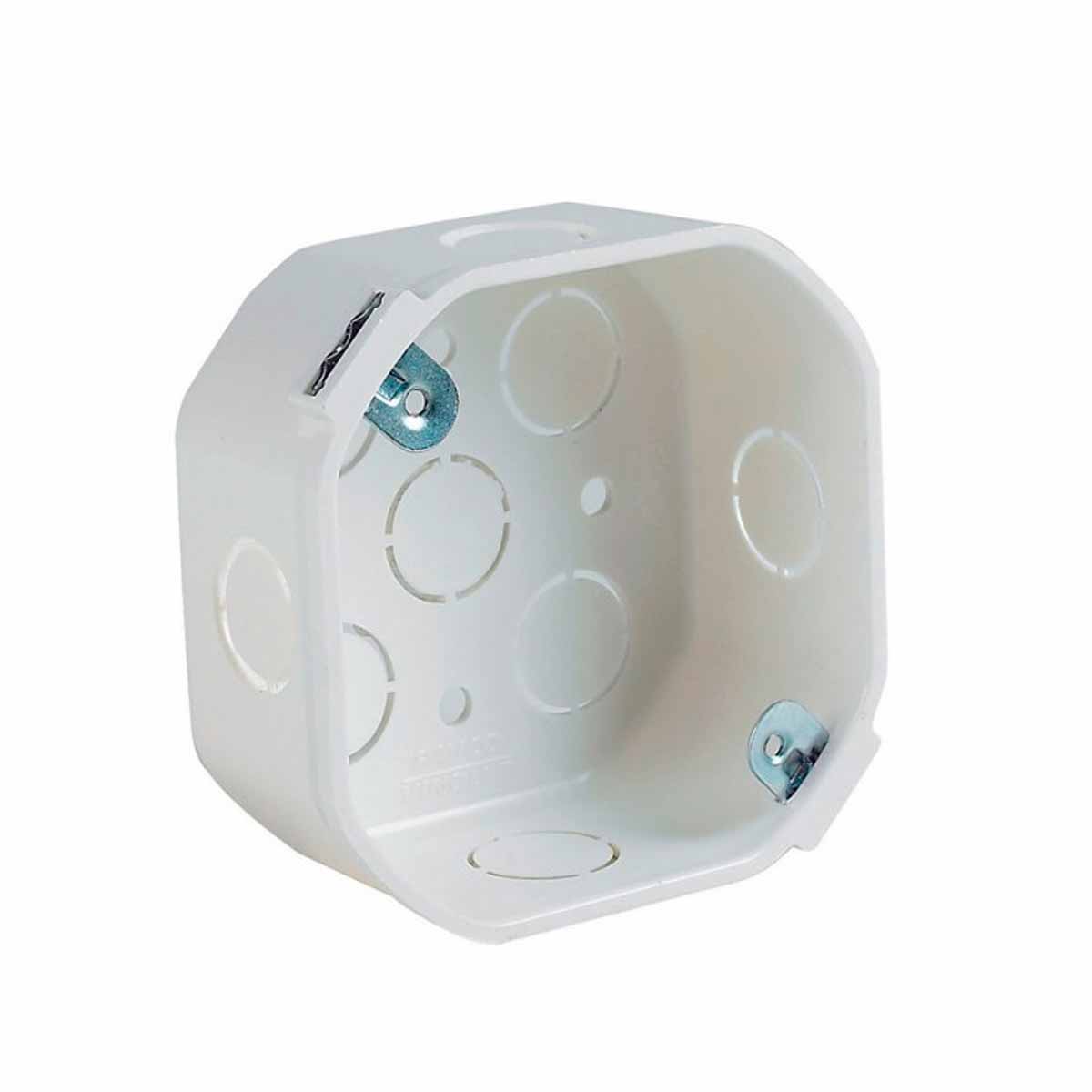 CAJA PVC OCTAGONAL PLÁSTICA/CAJA RECTANGULAR PLÁSTICA