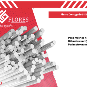 FIERRO SIDERPERU 1/4 6MM X 9 MTS