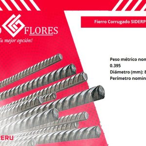 FIERRO SIDERPERU 8MM X 9MTS