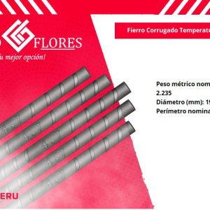FIERRO TEMPERATURA CORRUGADO 4.7x8.8MM"