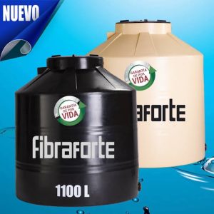 TANQUE PE 2CE 1100 L NEGRO + KIT COMPLETO 1100 L