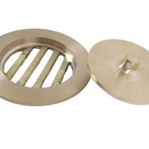 TAPON REJILLA DE BRONCE 2"
