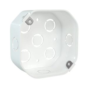 CAJA PVC OCTAGONAL PLASTICA