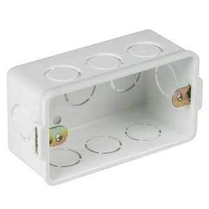 CAJA PVC RECTANGULAR PLASTICA